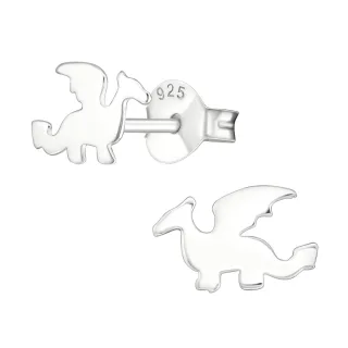 Drachen Ohrringe aus 925 Silber