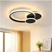 BlingBin Deckenleuchten Deckenlampe LED 32W, 3000K/4500K/6500K,3000lm,wohnzimmer lampe decke, mit Memory Funktion, LED fest integriert, warmweiß, neutralweiß, kaltweiß, LED dimmbar für Schlafzimmer, Büro, Küche und Flur mit Memory Funktion