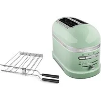 KitchenAid Toaster 5KMT2204EPT Pistazie, 2 kurze Schlitze, für 2 Scheiben, 1250 W, mit Sandwichzange
