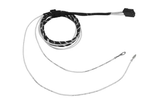 Original Kufatec Kabelsatz Kabelbaum Adapter Kabel Wechselrichter 12V > 230V für VW T5 7E ab 2010-2015