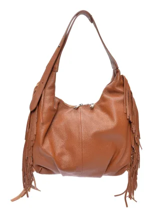 Isabella Rhea Braun Rindsledertasche