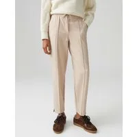 OPUS Schlupfhose MYHA ICONIC aus leichtem Viskosemix Mid Rise, Ankle, meliertes Muster
