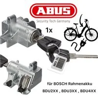 ABUS Fahrradkurbel ABUS Schließ Ersatz Zylinder für Bosch Ebike Rahmenakku Gen2 Gen3 Gen4