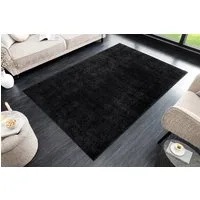riess-ambiente Hochflor-Teppich CLOUD 9 230x160cm schwarz · kuscheliger Teppich im modernen Design, rechteckig, Höhe: 20 mm, Wohnzimmer · Indoor · weich & flauschig · zeitlos · Schlafzimmer