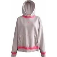 LIKS. Munich Hoodie SimonaC mit gepatchtem Statement & gesprühten Abschlüssen