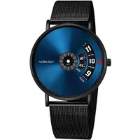 StellarLuma Quarzuhr Herrenuhr Armbanduhr Quarzuhr Edelstahl Mesharmband mit Uhrenkürzer MeshwatchMKX, (Packung, Armbanduhr inklusive Werzeug zur Armbandanpassung), Flache Quarzuhr mit Edelstahl-Mesharmband und Varianten-Zifferblatt