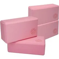 VonBueren Yogablock, 22x12x7,5cm je Yoga Block, Yogablöcke für Damen und Herren aus EVA, (4-tlg), leicht, unterstützen Komfort und sicheren Halt bei Übungen