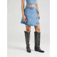 ONLY Jeansrock VILLA (1-tlg) Wickel-Design
