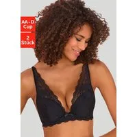 petite fleur by Lascana Push-up-BH (Packung, 2 Stück) mit Bügel, im attraktiven Doppelpack, sexy Dessous