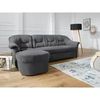 DOMO collection Ecksofa SARAFINA 232x146 cm, auch mit Federkern für noch mehr Sitzkomfort!, whlw. mit Bettfunktion, L-Form