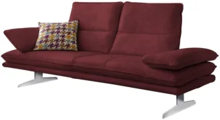 W.SCHILLIG 2-Sitzer "broadway, Designsofa mit tollem Sitzkomfort" Sitztiefenverstellung, Kopfteil- & Seitenteilverstellung, Breite 216cm