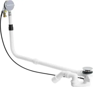 Viega Ab-und Überlauf Multiplex Trio, 6161.71 in 1070mmxDN40/50 verchromt 727727