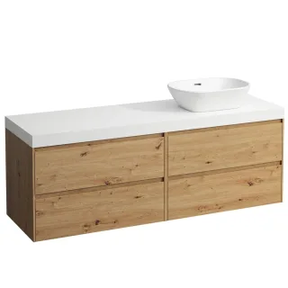 Laufen Waschtischunterschrank und Waschtisch-Platte LANI 495x1570x580 H4045931122671