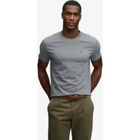 Superdry Rundhalsshirt ESSENTIAL SDCO LOGO EMB TEE Baumwolle, regular fit