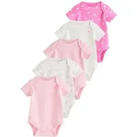 Next Kurzarmbody Kurzärmelige Baby Bodysuits im 5er-Pack (5-tlg)
