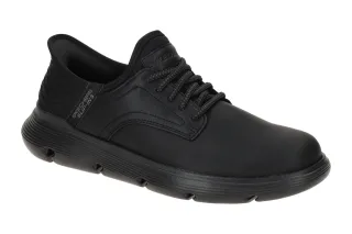 Skechers 205046 BBK Herren Slipper Schwarz Air Cooled Memory Foam gogamat?