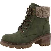 TOM TAILOR Winterstiefelette Workerboots, Stiefelette mit Blockabsatz
