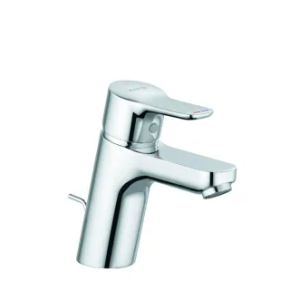 Kludi Pure&easy Waschtischarmatur 372820565 chrom, DN 15, mit Kunststoff-Ablaufgarnitur