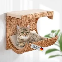 animal-design Katzen-Kletterwand Lycce Katzenbett Wand NICKY Kletterwand Katzen Wasserhyazinthe
