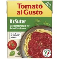 Hengstenberg Saucen, Hengstenberg Tomato al Gusto Tomatensauce mit Kräuter Packung 390g