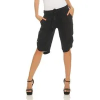 Mississhop Leinenhose Damen-Bermuda-Shorts aus 100 % Leinen – luftig, natürlich & sommerlich