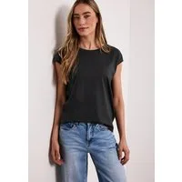 STREET ONE T-Shirt mit U-Boot-Ausschnitt