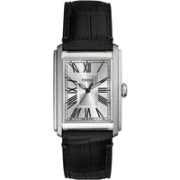 Fossil Quarzuhr FS6078 FS6078, Fossil FS6078 CARRAWAY Uhr Herrenuhr Lederarmband schwarz