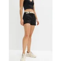 bonprix Shorts (Set, 2-tlg) aus Baumwolle und Elasthan, Regular Fit, mit umgeschlagenem Saum