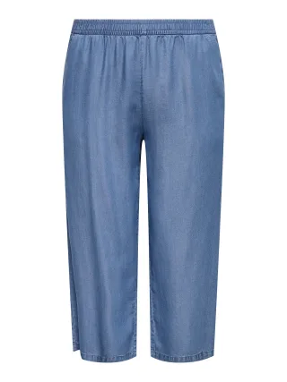 ONLY CARMAKOMA - CARCHARIS LIFE CULOTTE PANTS CC PNT Medium Blue Denim - Gr. - 48