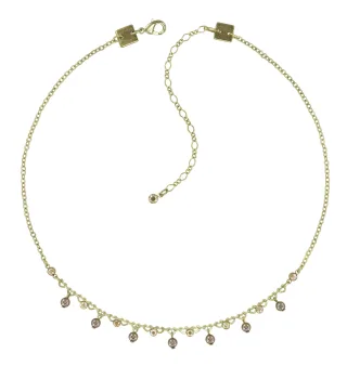 konplott - Kette - Pearl Shadow beige/gold