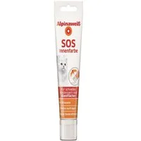 Alpina Wandfarbe Alpinaweiß SOS Innenfarbe 100 ml Tube mit Schwamm
