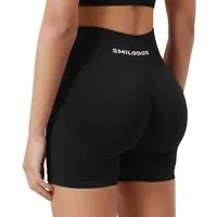 Smilodox Shorts Nomeli Scrunch, Kurze Seamless Sportshorts Shaped Fit, Booty Scrunch Radlerhose elastisch & bequem, Training Freizeit Gym Workout Alltag