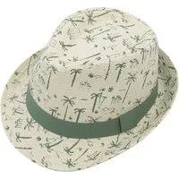 MAXIMO Strohhut KIDS BOY-Trilby Palmen Futter (1-St)