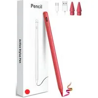 StellarLuma Eingabestift Eingabestift für iPad Schnellladen USB-C für Apple iPad Gen: 2018-2014 (Sylus Pencil wiederaufladbar, USB Pencil für iPad, Ersatzspitze, USB-C Ladekabel) Geeignet für alle iPad Modelle von 2018 - 2024 inklusive Ersatzspitze