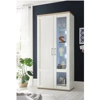 HBZ Vitrine Romance (1-St) mit LED-Beleuchtung, Vitrinenschrank im Landhausstil