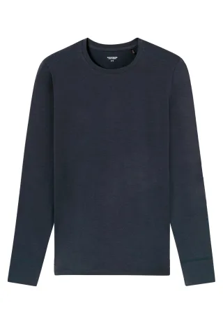 SCHIESSER - Langarmshirt Rundhals nachtblau - Gr. - 6