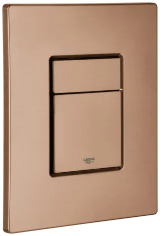 Grohe Abdeckplatte 42371 mit Drucktaste warm sunset gebürstet, 42371DL0 42371DL0