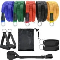 Sport-Knight® Trainingsbänder Trainingsbänder Premium-Set mit Tragetasche, 5 Stufen
