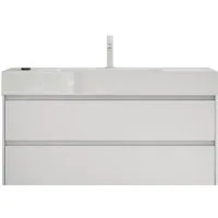 doporro Badmöbel-Set Badezimmermöbel Badezimmer Waschbecken Waschtisch Deep