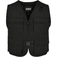 URBAN CLASSICS Jerseyweste Urban Classics Damen Ladies Short Tactical Vest (1-tlg)