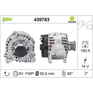 Valeo Lichtmaschine 180A Audi Seat Skoda VW 439783