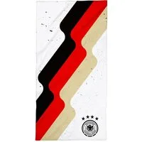 Deutscher Fußball-Bund Bettwäsche Strandtuch (einzeln) Fußball DFB offiziell, weiß, 75x150 cm, Baumwoll, Frotté, 1 teilig, für Pool, Spa und Zuhause