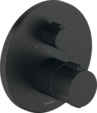 Duravit Thermostatarmaturen Thermostat Unterputz, 1 Verbraucher Schwarz Matt 170x94x170 mm - TH42000 TH4200016046