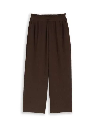 Denim Tom Tailor - Crinkle Culotte Hose cool dark brown - Gr. - S