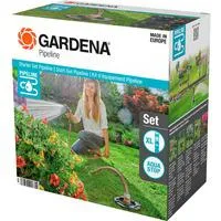 Start-Set für Garten-Pipeline, Wasserhahn mit 2 Wassersteckdosen