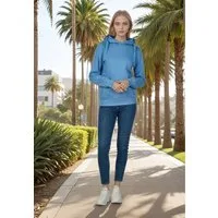 salzhaut Hoodie SÜNN Damen Tailliert salzhaut Kapuzenpullover – bequemer Fit und nordisch klares Design