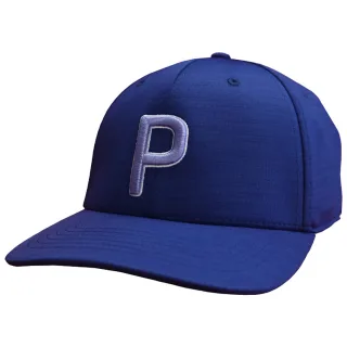 PUMA P 110 FlexFit Verstellbarer blaue Herren Golfkappe 022537 30