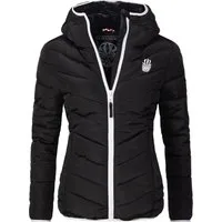 Navahoo Steppjacke Elva stylische Damen Winterjacke mit Kapuze