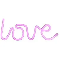 JUST LIGHT LED-Leuchte Just light LED Dekoleuchte Love 12,5 x 2 x 34,5 cm