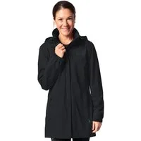 VAUDE Regenjacke Women's Escape Parka sportlicher Stil, wasser- und winddicht, atmungsaktiv